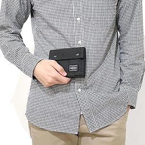 Amazon | [ポーター]PORTER SMOKY スモーキー 三つ折り財布 592